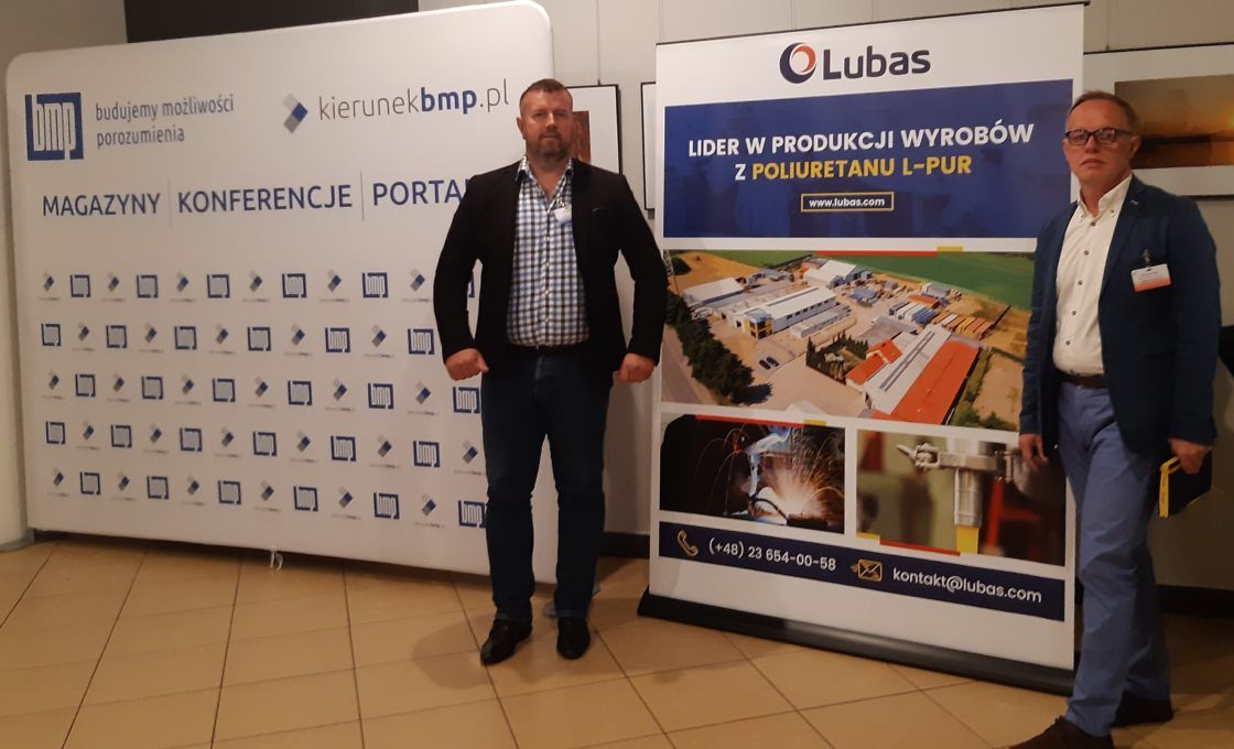 Lubas representatives at the "Modern Mines of Gravel and Sand" conference in Bełchatów